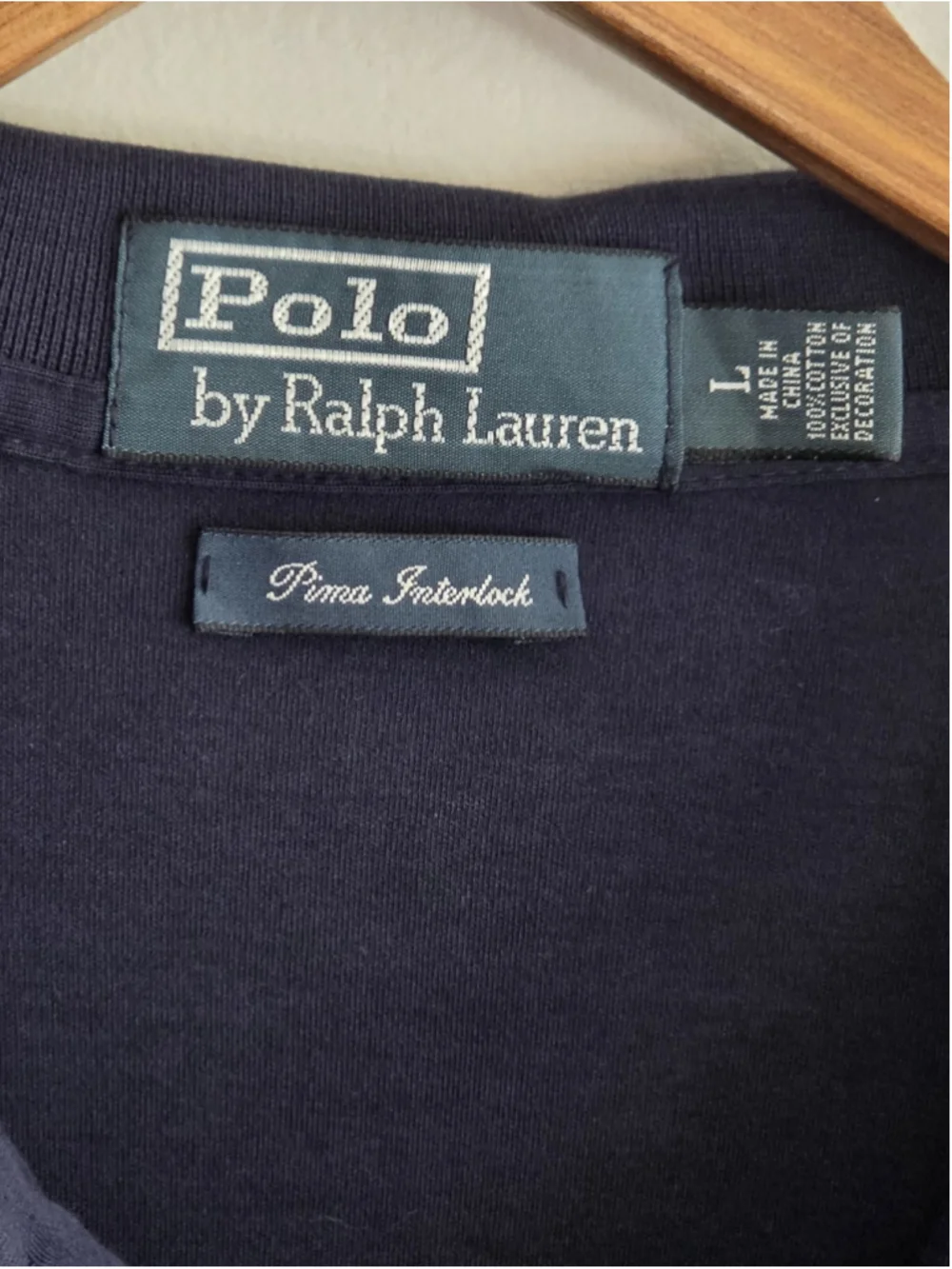 Polo Ralph Lauren Navy Blue Pima Cotton Soft-Touch Interlock Polo Shirt Golf